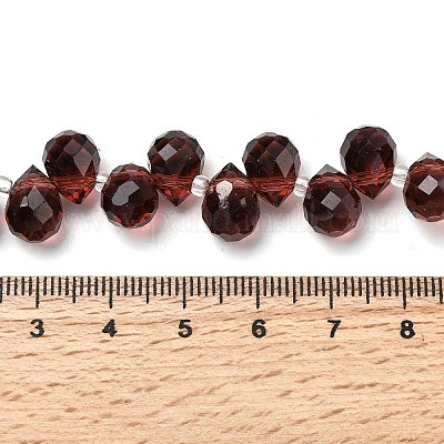 Прозрачные стеклянные бусины GLAA-Z017-01J-1