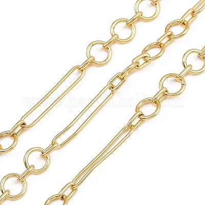 Латунь Figaro цепи CHC-L054-03G-1
