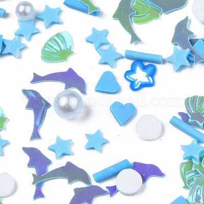 Кабошоны из полимерной глины ручной работы X-CLAY-N006-87-1