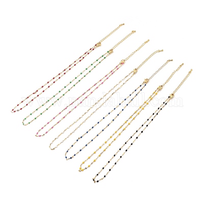 Ожерелья из звеньевой цепи из нержавеющей стали 304 NJEW-JN03084-1