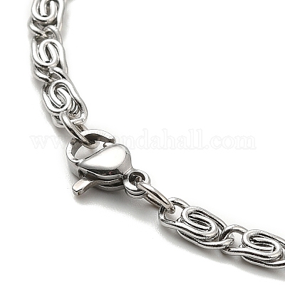 Некорневая подвеска из нержавеющей стали 201 для женщин и мужчин NJEW-G123-14P-1