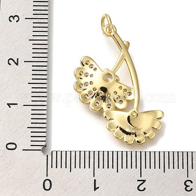 Стойки обшивки латунь микро проложить Циркон подвеску KK-I720-23G-1