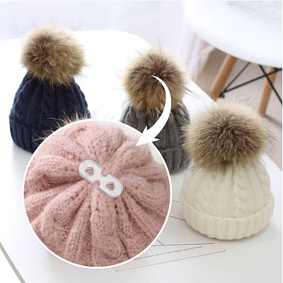 60 шт. 3 формы акрилового вязаного шапочного инструмента для изготовления застежки FIND-GA0004-04-1