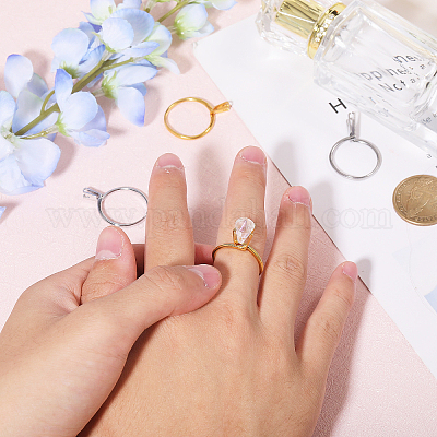 4 шт. 4 стиля фурнитуры для манжетного кольца из сплава FIND-CA0009-57-1