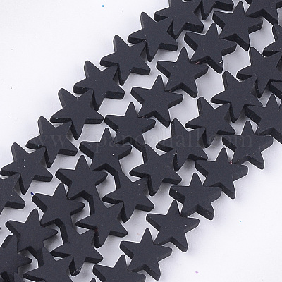 Окрашенного распылением немагнитных синтетических нитей гематита бусы G-T116-21-17-1