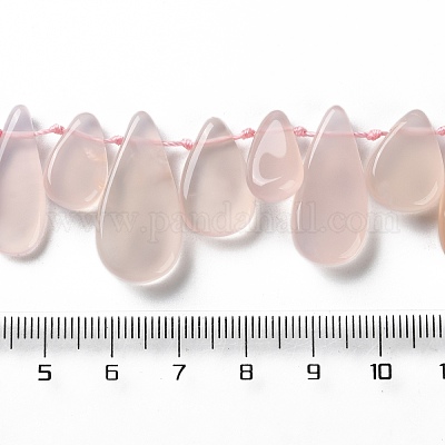 Натуральный розовый агат бисер нитей G-P565-B01-01-1