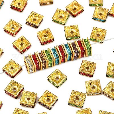 Латунные бусины разделители для поставки стразов RSB074NFG-1