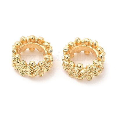 Экологически чистые латунные бусины с покрытием стойки KK-A186-08B-LG-1