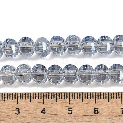 Гальванизируйте прозрачное стекло бисер нитей EGLA-B011-08A-PL04-1