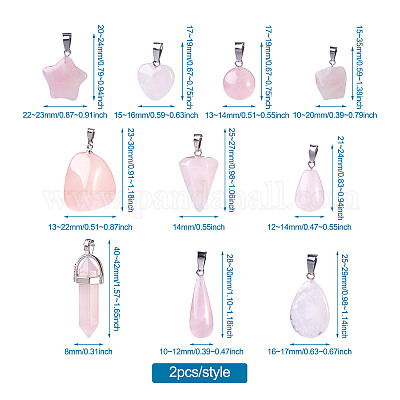 Сердце драгоценный камень подвески G-TA0001-19-1