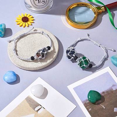 Регулируемый плетеный нейлоновый шнур макраме мешочек изготовление браслета AJEW-SW00013-08-1