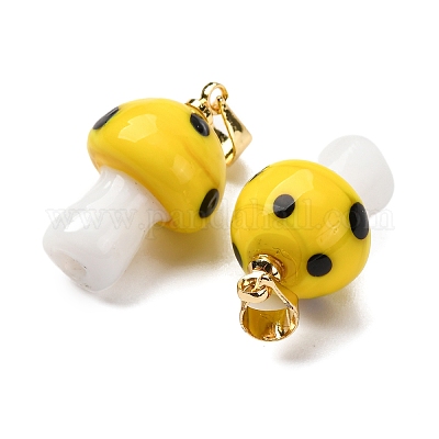 Подвески лэмпворк ручной работы LAMP-S069-08G-08-1