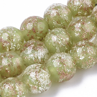 Ручной золотой песок бусины бисер нитей LAMP-T007-06H-1