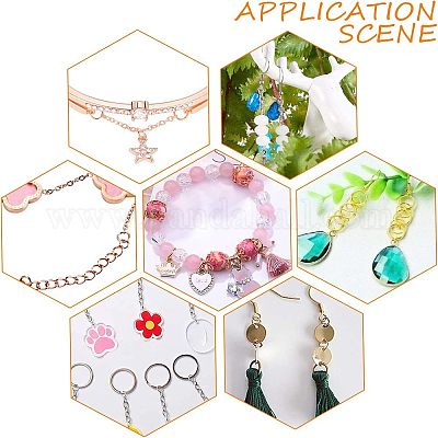 1000 шт. Открытые соединительные кольца из нержавеющей стали 304 STAS-UN0029-59-1