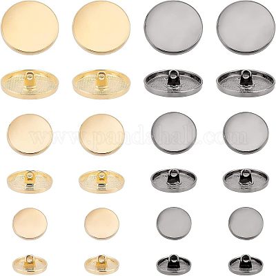 48 шт. 6 стильные пуговицы из сплава DIY-CA0004-59-1