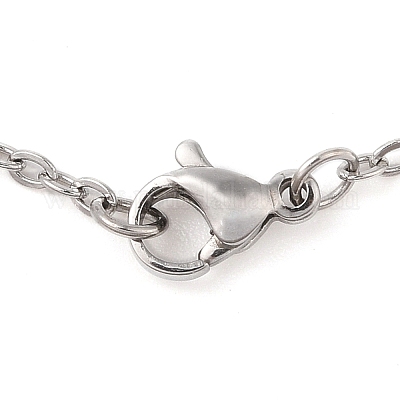 Не тускнеющие подвески из нержавеющей стали 304 NJEW-P001-10P-1