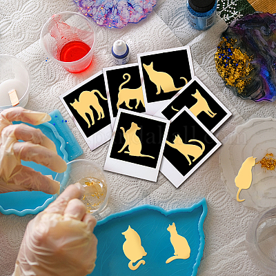 Никелевые декоративные наклейки DIY-WH0450-157-1