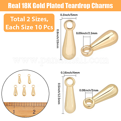 20шт 2 стиля латунные подвески&nbsp;KK-BBC0022-49-1