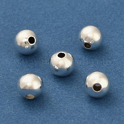 Круглых бусин латунные KK-A276-02B-S-1