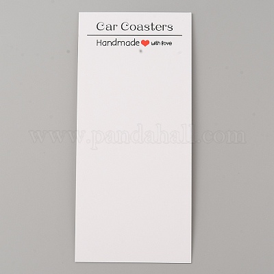 Прямоугольные бумажные сублимационные автомобильные подставки для дисплеев CDIS-WH0024-18B-01-1