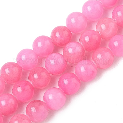 Естественно Mashan нефрита круглые бусины нити G-D263-6mm-XS34-1