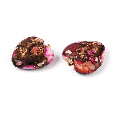 Собранные бронзитовые и имперские яшмовые подвески X-G-T111-04D-1