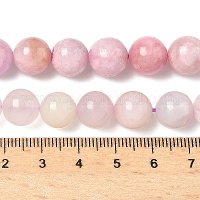 Природные кунцит бисер нитей G-L478-11-10mm-01-1