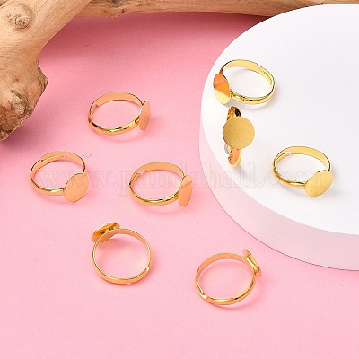 Латунная фурнитура для кольца EC022-G-1