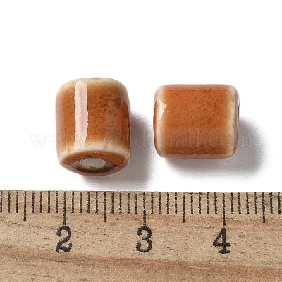 Фарфоровые бусины ручной работы PORC-L080-I09-1