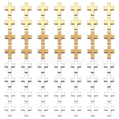 100 шт. 4-х цветные бусины из сплава в тибетском стиле TIBEB-CD0001-05-1