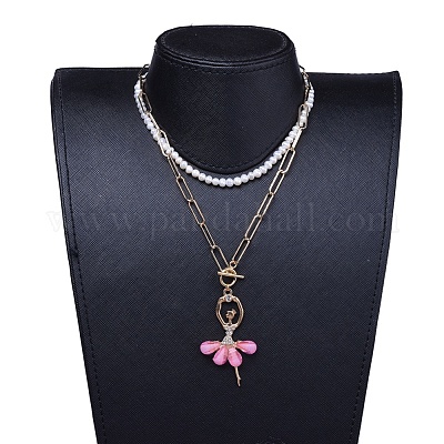 Комплекты кулонов и бус NJEW-JN02783-1