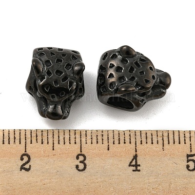 Ионное покрытие (IP) 304 нержавеющая сталь европейские бусины STAS-P237-43B-1