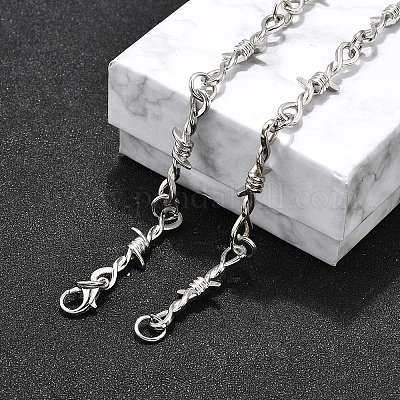 Ожерелья из колючей проволоки NJEW-R254-01B-P-1