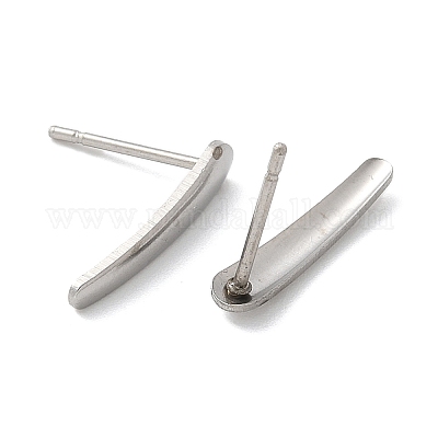 Серьга-гвоздик из нержавеющей стали 304 STAS-C117-08P-1