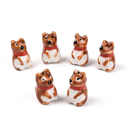 Фарфоровые бусины ручной работы PORC-T133-13-1