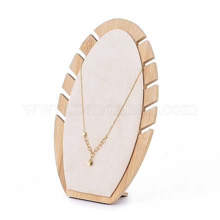 Bamboo Necklace Display Stand NDIS-E022-06-1