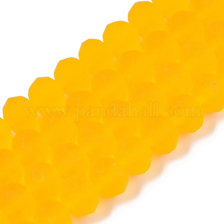 Прозрачные стеклянные бусины X-EGLA-A044-T8mm-MD05-1