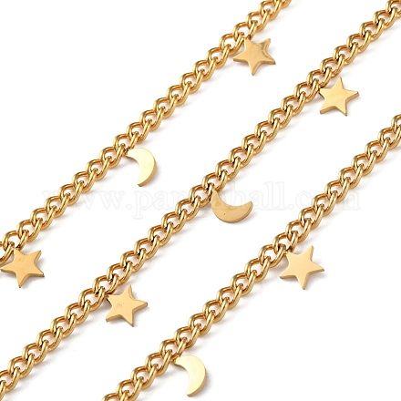 Цепи панцирного крепления из нержавеющей стали 304 с подвеской в виде звезды CHS-F020-03G-02-1