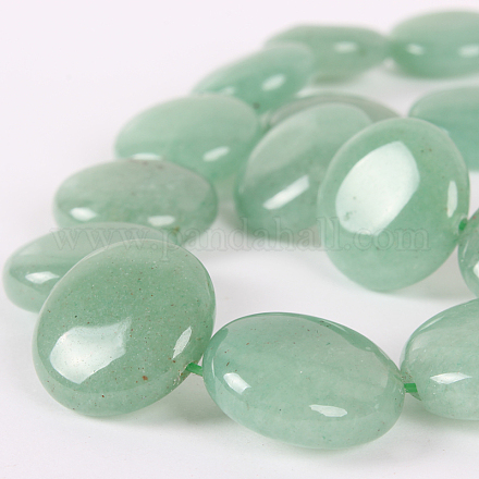 De piedras preciosas de aventurina hebras naturales perlas verdes G-E224-11-15mm-1