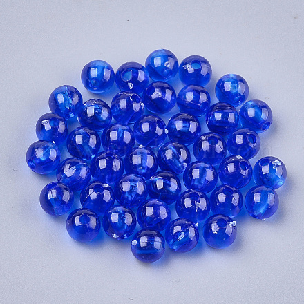 Perles en plastique transparentes KY-T005-6mm-640-1