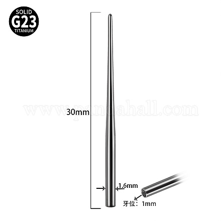 Титановые конические штифты для прокалывания g23 WGC7943-09-1