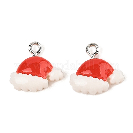 Подвески из непрозрачной смолы на рождественскую тематику RESI-S08-02D-1