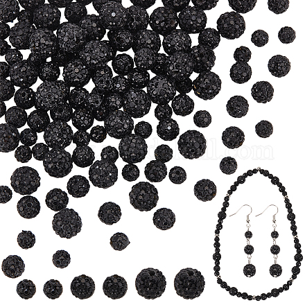 120 шт. 3 стиля бусины из полимерной глины ручной работы в виде диско-шара FIND-PH0022-09A-1