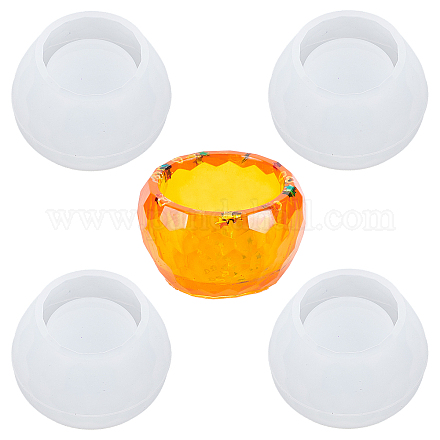 Stampo in silicone porta candele DIY-WH0195-62-1