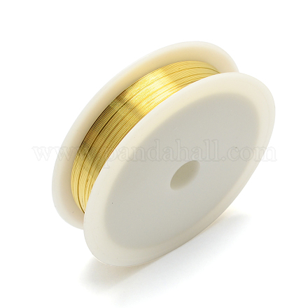 Fil de cuivre rond pour la fabrication de bijoux CWIR-R001-0.3mm-07-1