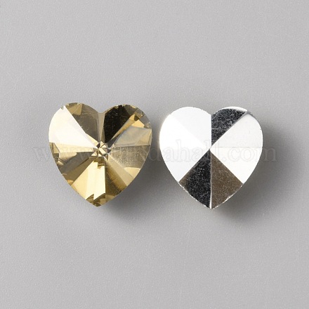 Стеклянные стразы кабошоны&nbsp;GLAA-WH0036-07-1