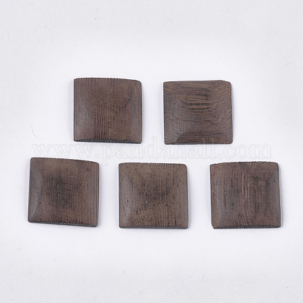 Cabujones de madera de wengué WOOD-S053-31-1