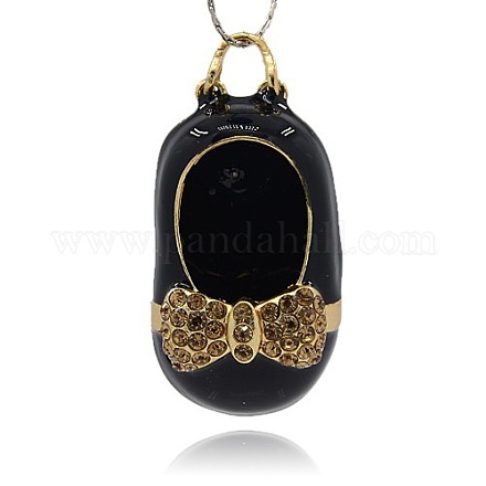 Lovely Golden Big Pendants for Necklace Making ENAM-M001-13B-1