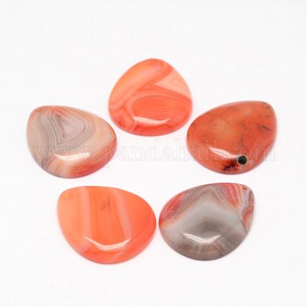 Natural Striped Agate/Banded Agate Pendants G-UK0013-06B-1