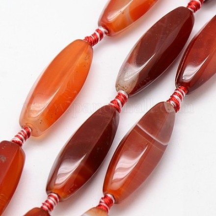 Natural Red Agate Beads Strands G-I070-05A-1